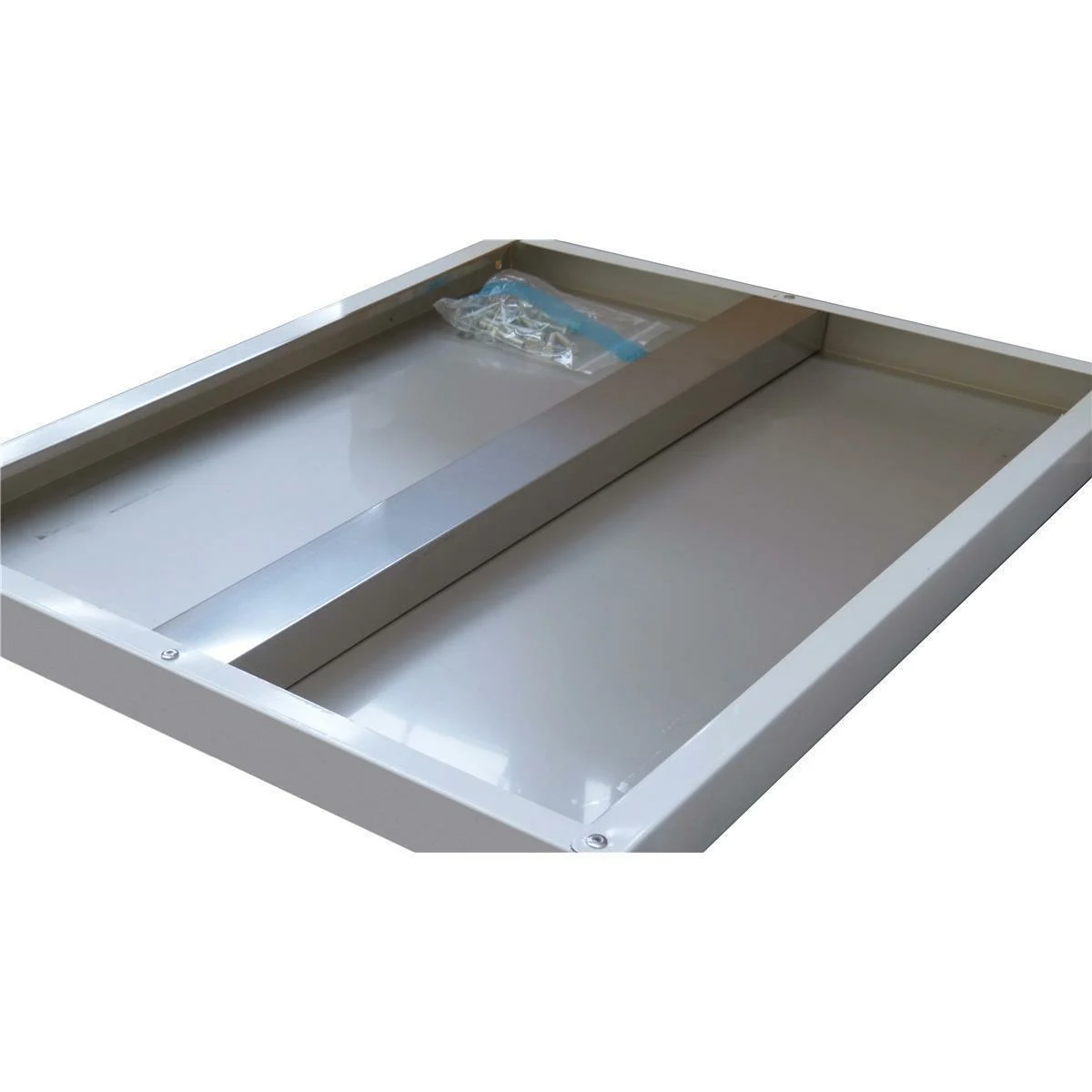 Arbeitstisch aus Edelstahl, 60 x 70 - Image 3