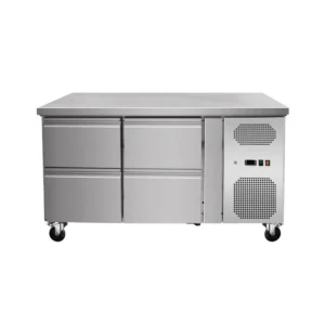 Kühltisch mit 4 Schubladen, Umluft, 136x70