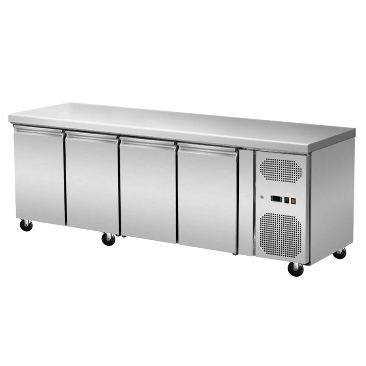 Kühltisch 4 Türen, Umluft, 223x70