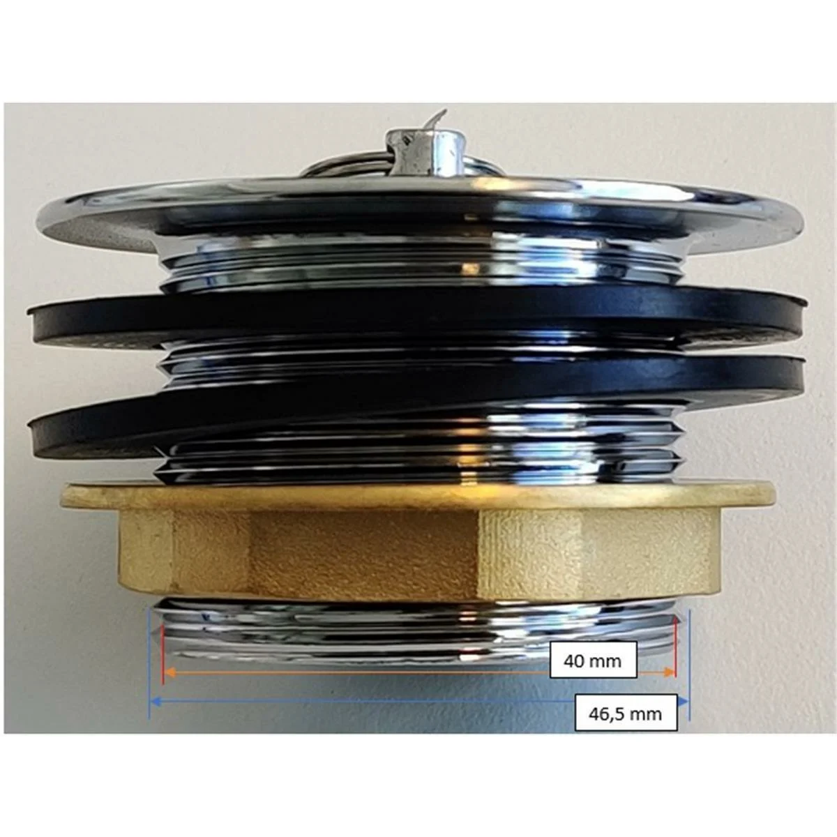 Spülcenter aus Edelstahl, zwei Becken rechts, 160 x 60 - Image 8