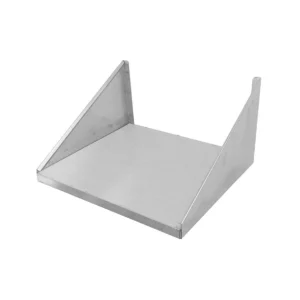 Wandbord Edelstahl, Gerätebord extra stabil, 1 Boden, 60x50