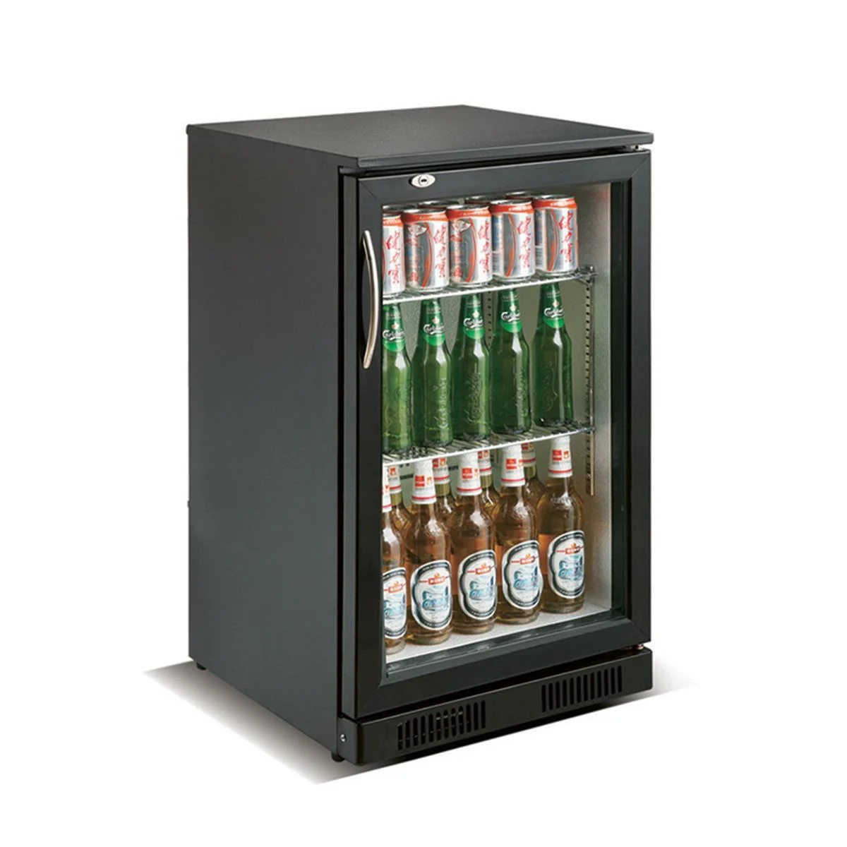 Bottle Cooler, Capacity 138 Liters, 1 Hinged Door